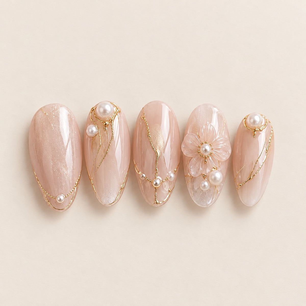 Bridal 01 press-on nails