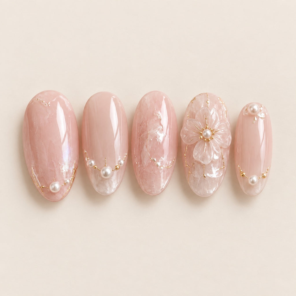Bridal 05 press-on nails