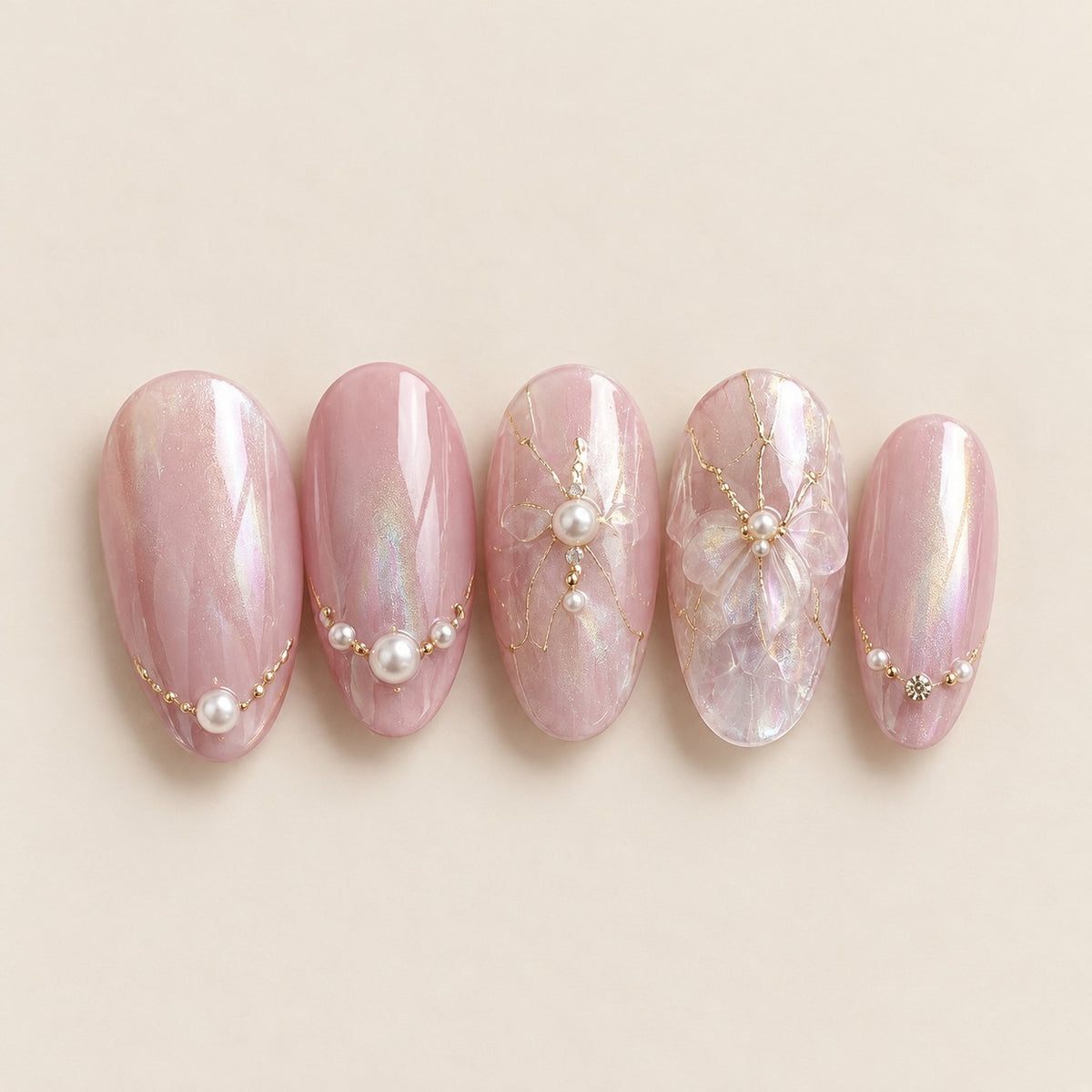 Bridal 06 press-on nails