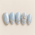 Bridal 08 press-on nails
