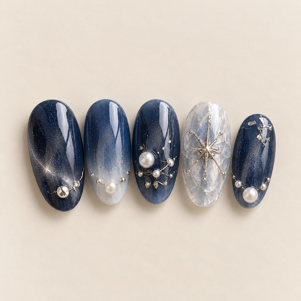 Bridal 09 press-on nails