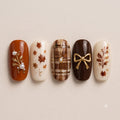 Autumn press-on nails
