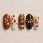 Autumn press-on nails