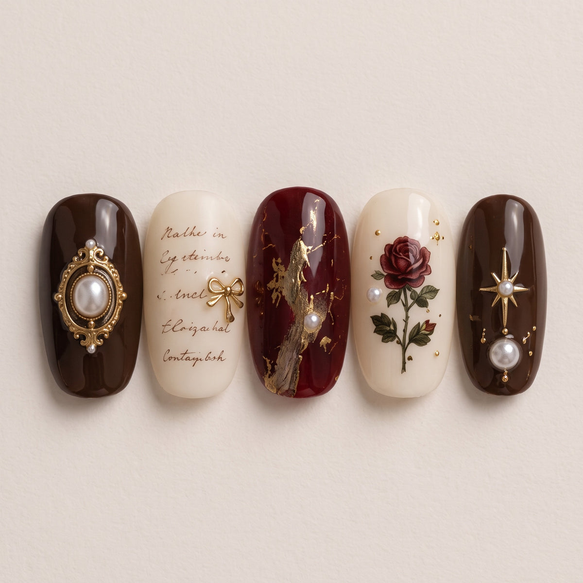 Classic Literature press-on nails