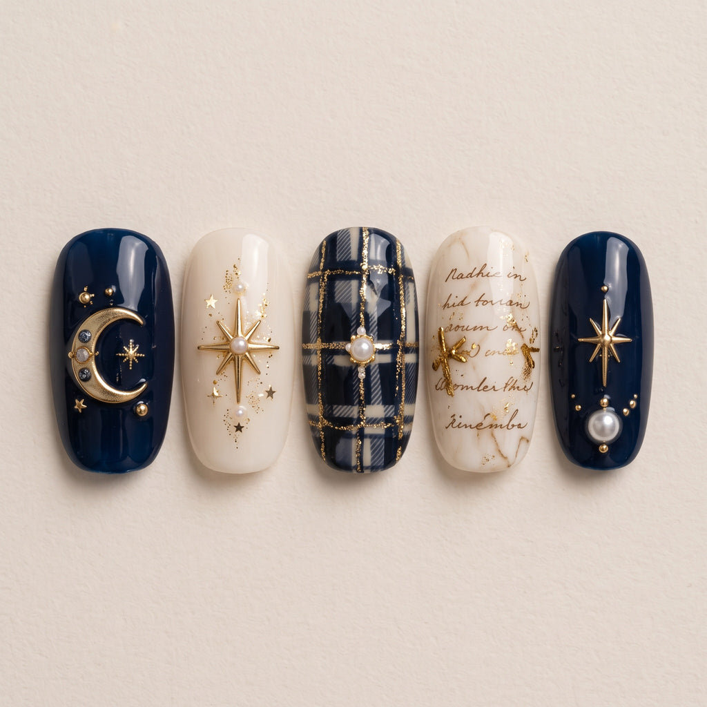 Poetry press-on nails