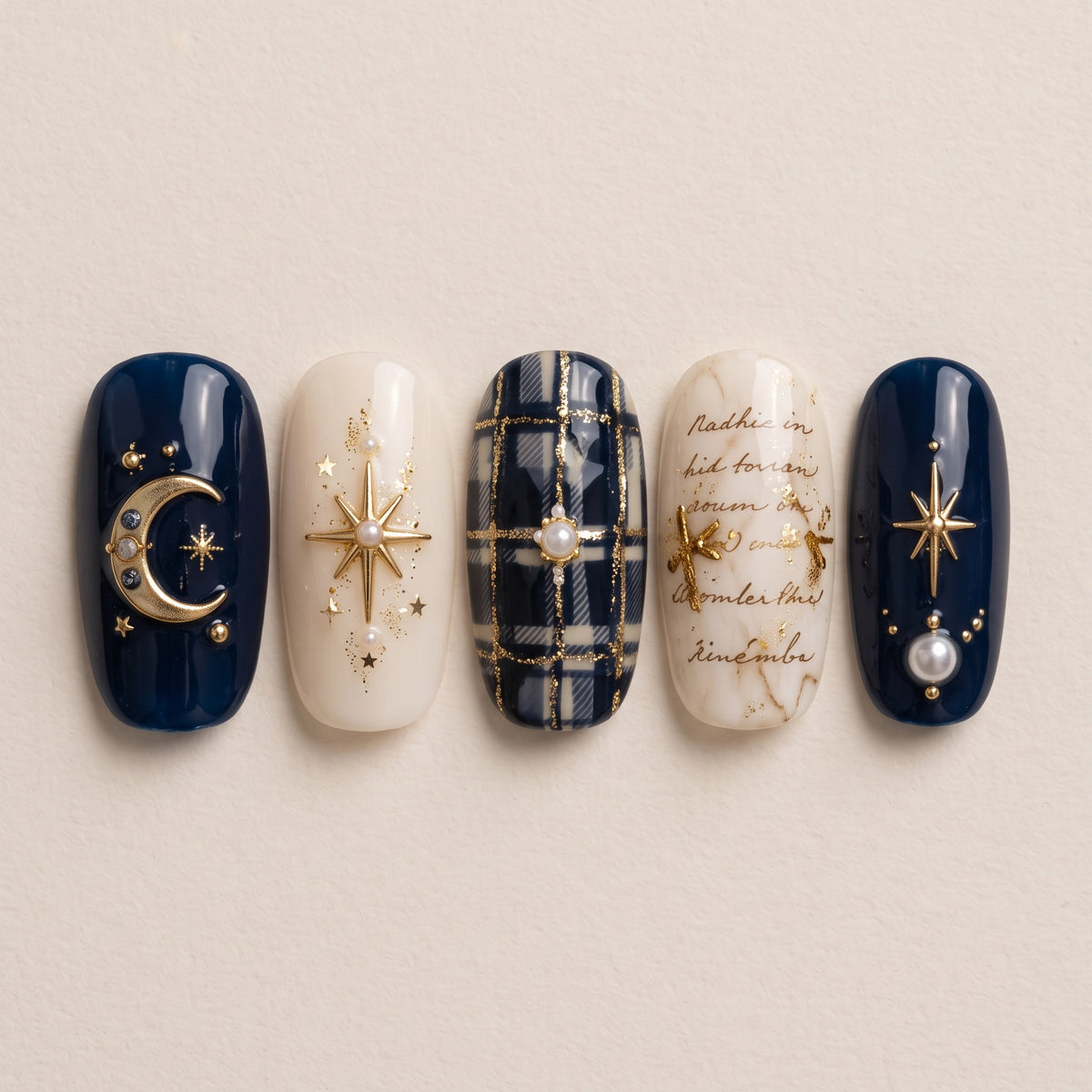 Poetry press-on nails