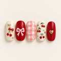 Cherry Club press-on nails