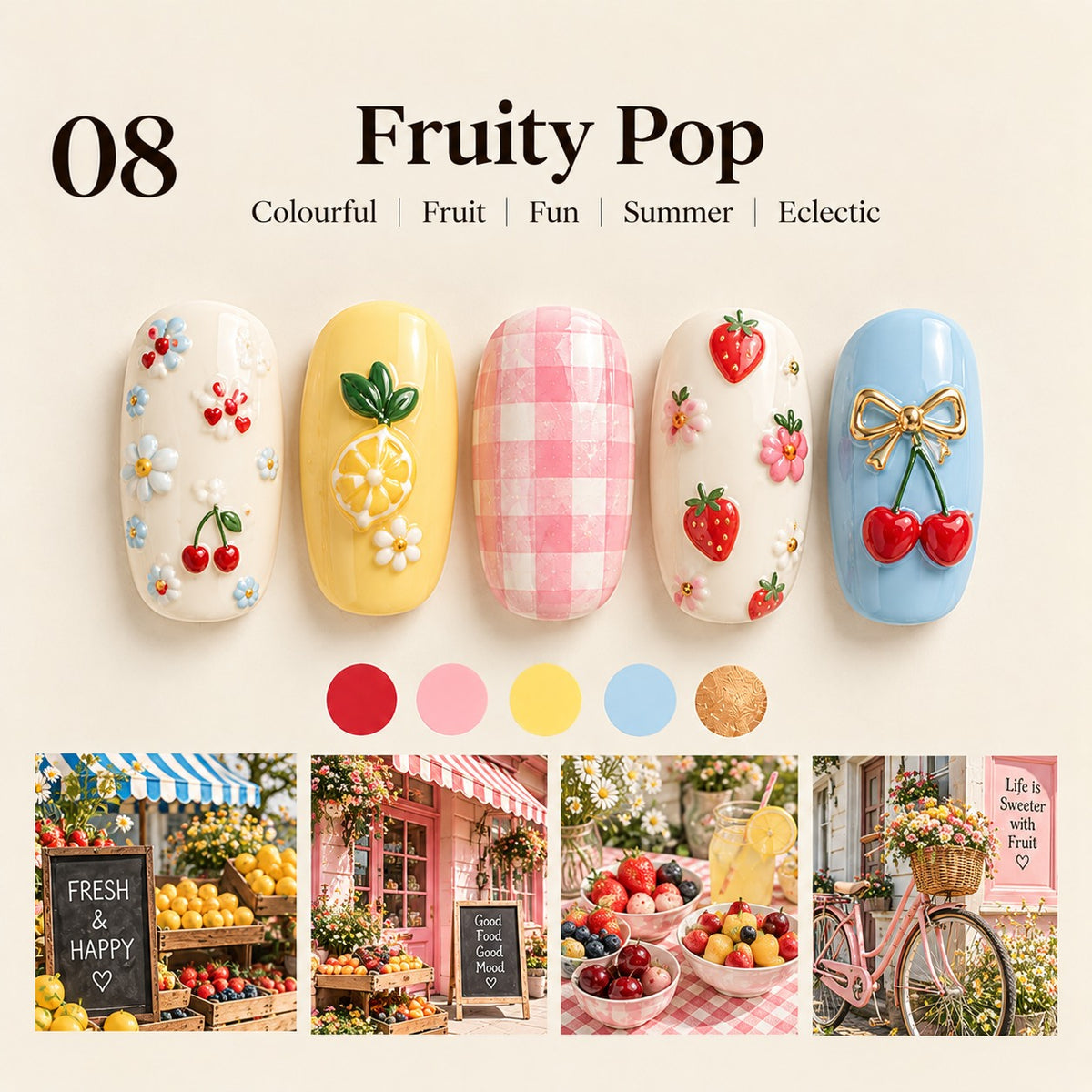 Fruity Pop design card