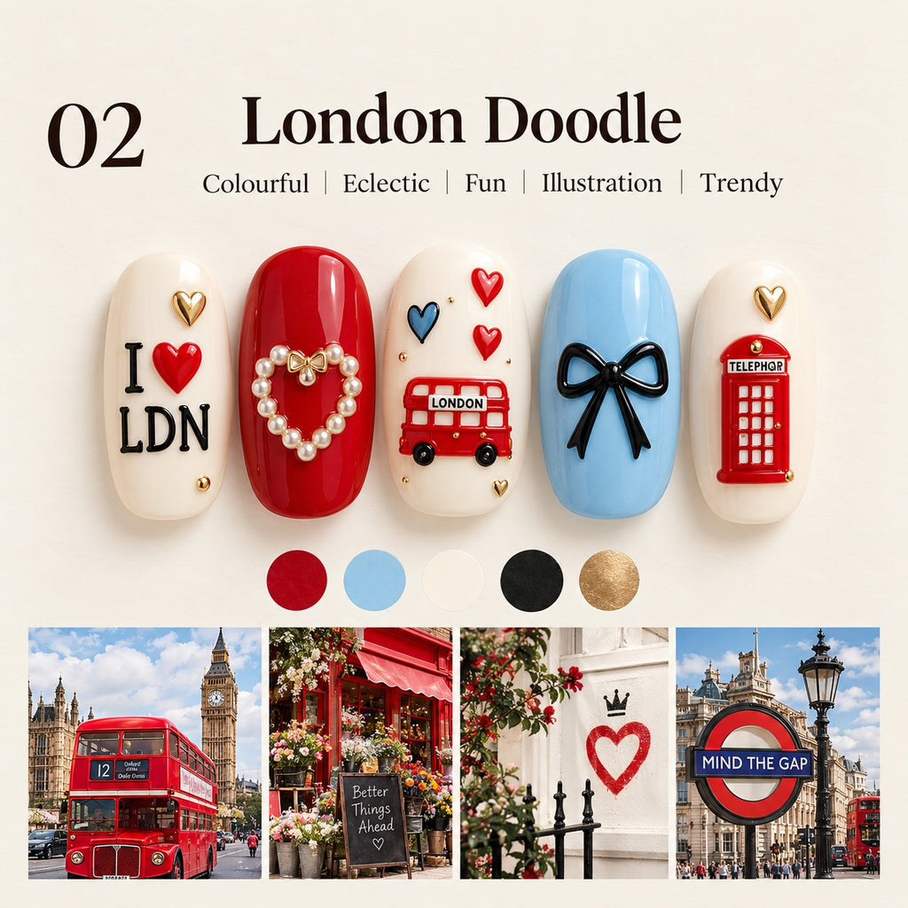 London Doodle design card
