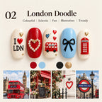 London Doodle design card