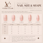 Verre Clair size chart