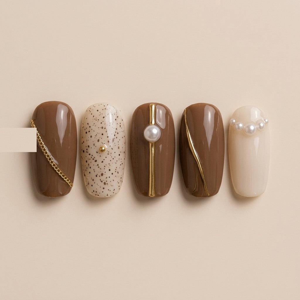 Wealth Whispers 03 press-on nails