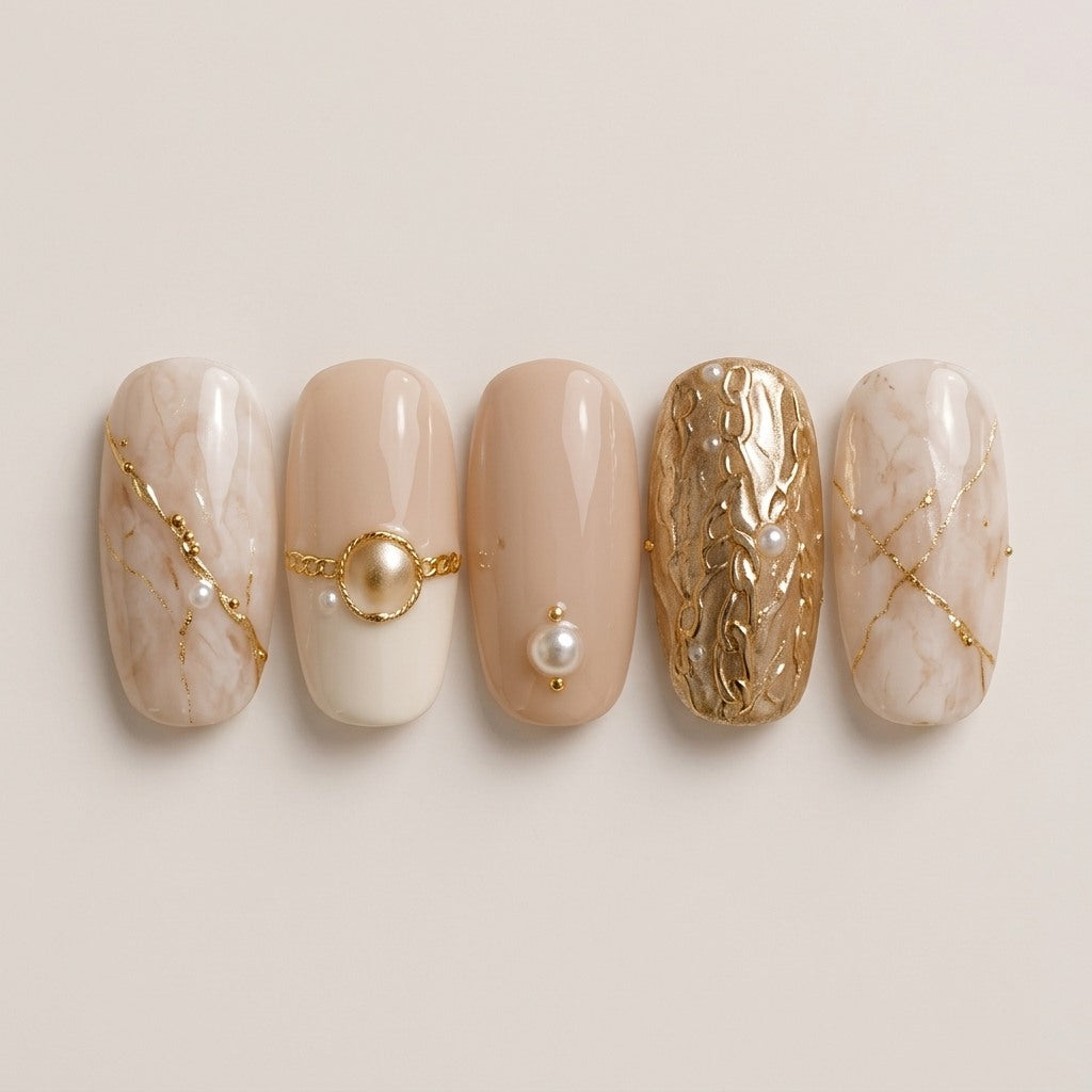 Wealth Whispers 05 press-on nails
