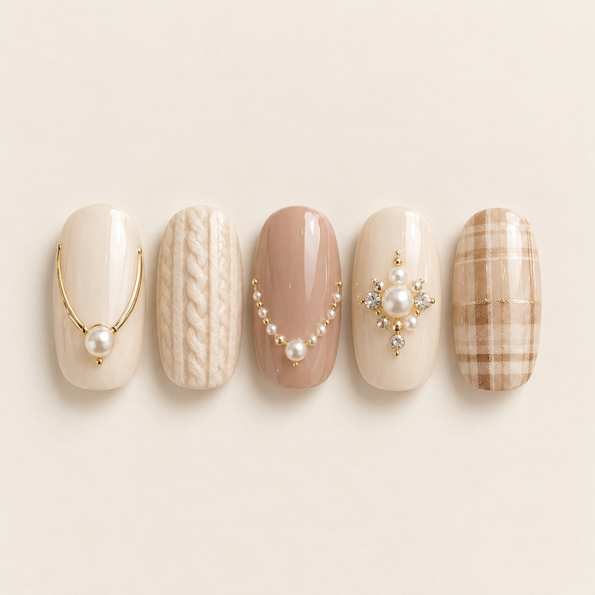 Cashmere Winter press-on nails