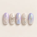 Icy Aurora press-on nails